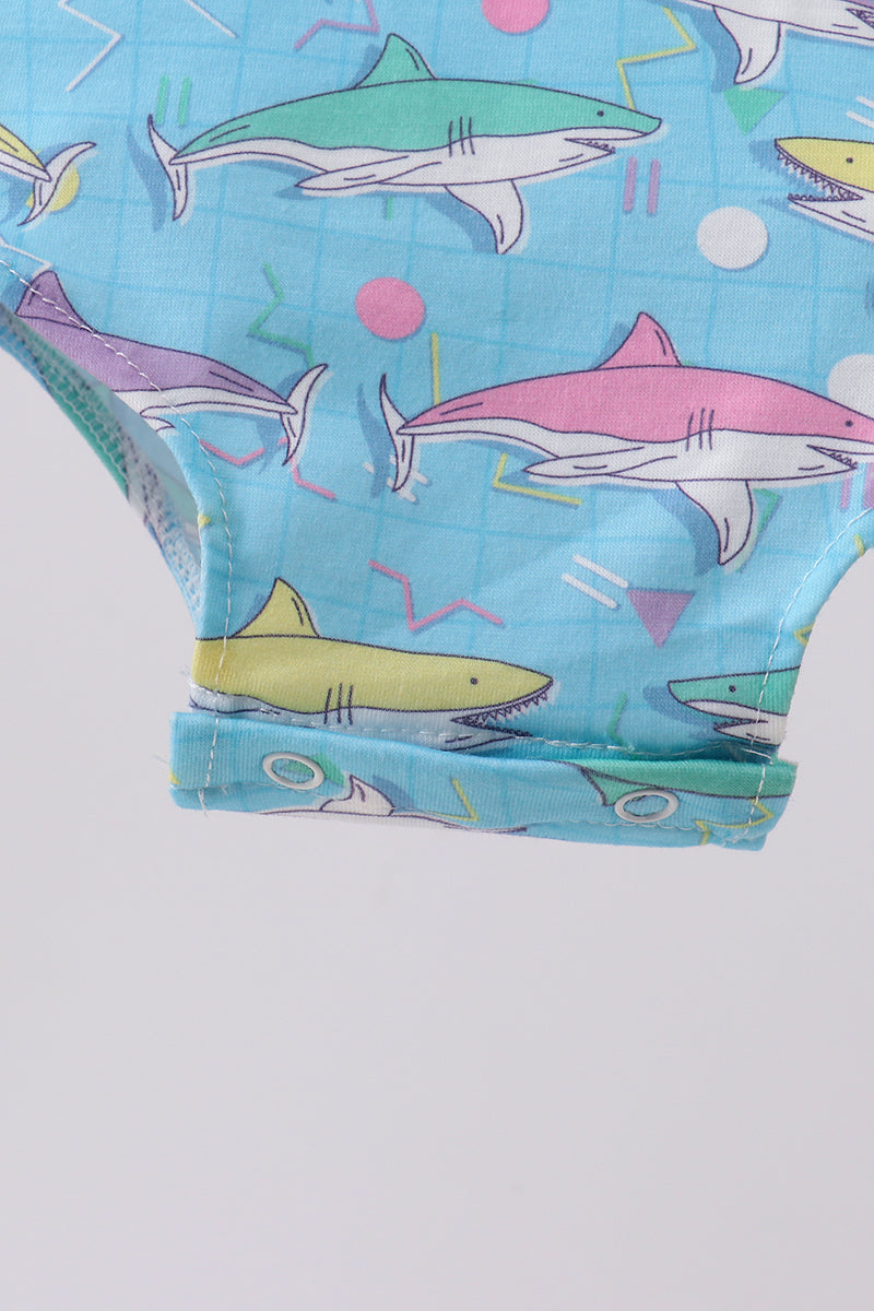Blue Shark Ruffle Bubble