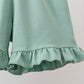 Sage Floral Smocked Set