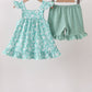 Sage Floral Smocked Set