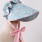 Green Floral Bonnet