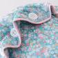 Green Floral Bonnet