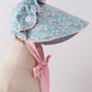 Green Floral Bonnet