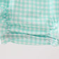 Mint Puppy Plaid Embroidered Bubble