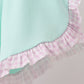 Purple Ice Cream Plaid Embroidered Set