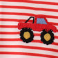 Red Stripe Car Embroidered Bubble