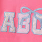 Pink ABC Appliqué Set