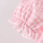 Pink Apple Bus Smocked Dress