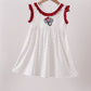 Maroon Alabama Elephant Applique Dress
