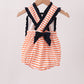 AU Tiger Applique Ruffle Stripe Bubble