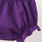 Purple LSU Tiger Applique Bloomer Set