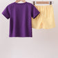 Purple LSU Tiger Applique Set