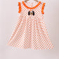 Orange Tennessee Dog Appliqué Dress