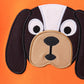 Orange Tennessee Dog Appliqué Set