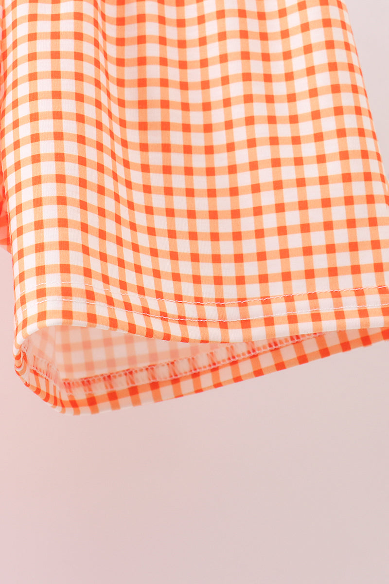 Orange Tennessee Dog Appliqué Set