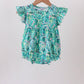 Green Lily Floral Bubble