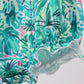 Green Lily Floral Bubble