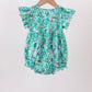 Green Lily Floral Bubble