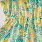Yellow Lily Floral Jumpsuit
