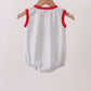 Red Toolbox Embroidery stripe bubble