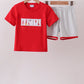 Red Toolbox Embroidery stripe Set