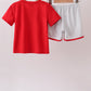 Red Toolbox Embroidery stripe Set