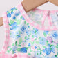 Blue Floral Bloomer Set