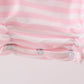 Pink Stripe Apple Book Applique Bubble