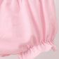 Pink Stripe Apple Book Applique Bubble