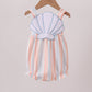 Seashell Stripe Appliqué Bubble