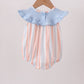 Seashell Stripe Embroidered Bubble