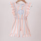 Seashell Stripe Appliqué Jumpsuit