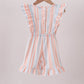 Seashell Stripe Appliqué Jumpsuit