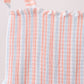 Multicolored Stripe Smocked Tiered Women Dress