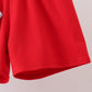 Red Bus Embroidered Set