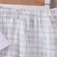 Blue Faith Quote Embroidered Shorts Set