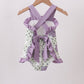 Purple Floral Bubble
