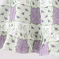 Purple Floral Smocked Bloomer Set