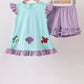 Blue under the sea Embroidered Set