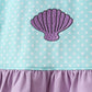 Blue under the sea Embroidered Set