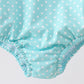 Blue under the sea Embroidered UPF Swim One-Piece