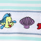 Blue Stripe under the sea Embroidered Set