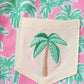 Palm Tree Embroidered Set