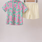 Palm Tree Embroidered Set