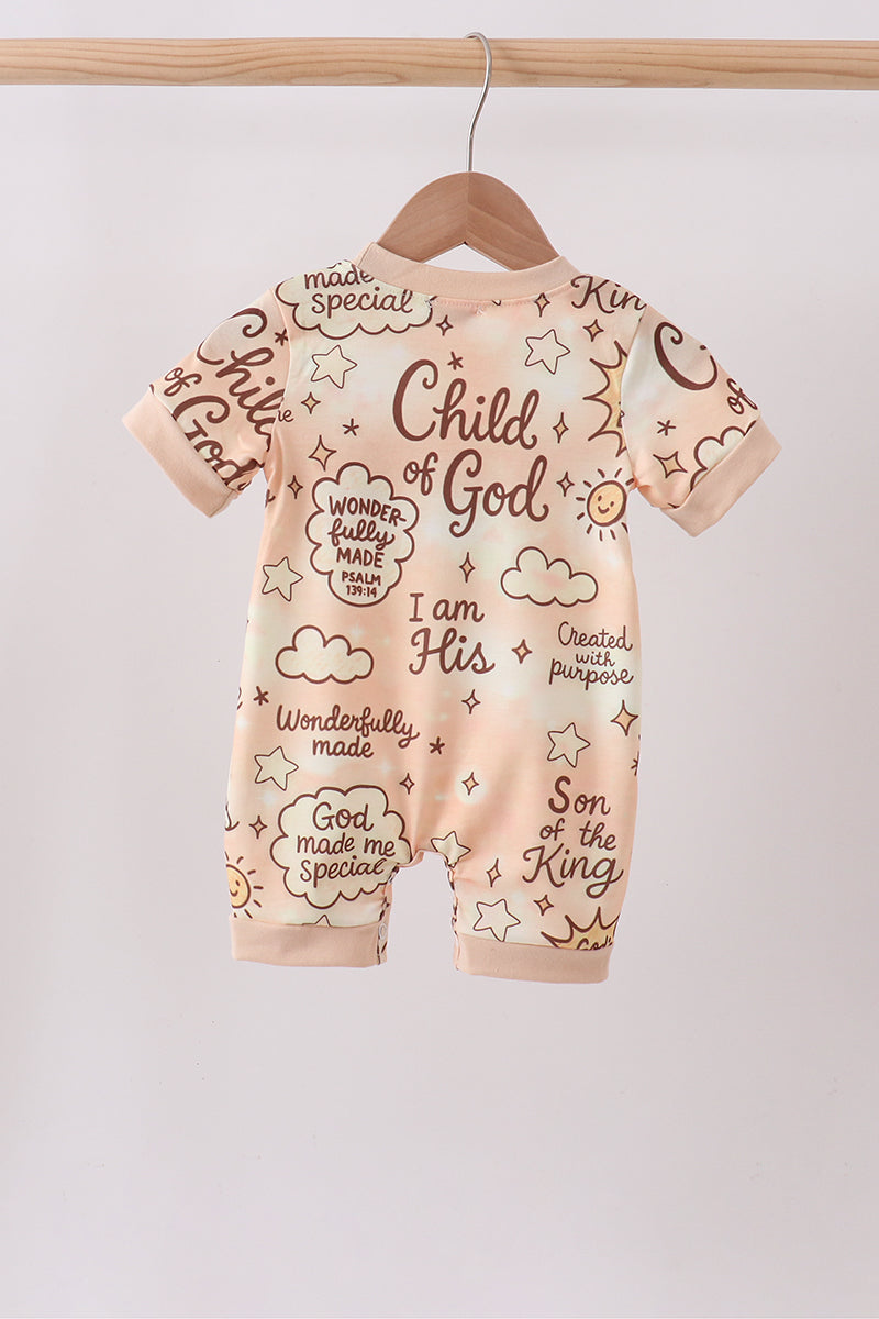 Child of God Smocked Romper