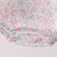 Blue Floral Print Ruffle Bubble