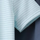 Blue Stripe Shorts Set