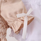 Khaki Puppy Smocked Bloomer Set