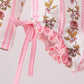 Pink Garden Ruffle Rashguard