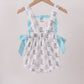 Blue Boots Ruffle Bubble