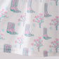 Blue Boots Print Bloomer Set